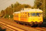 726 003-7 und 725 003-8 DB Gleismesszug bei Staffelstein am 26.09.2011.