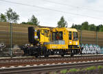 Schweres Nebenfahrzeug GBM 63.1.172 (GAF 100)  99 80 9420 002-4 der DB Bahnbau Gruppe, unterwegs nach Lüneburg. Höhe Bardowick, 12.06.2018.