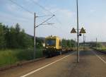 Ein SKL durchfuhr am 25.6.10 den Bahnhof Stockheim(Oberfr) in Richtung Kronach.