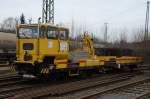 Am 20.02.2014 stand an der Ladestrasse im Stader Bahnhof das schwere Nebenfahrzeug GKW 53 (Gleiskraftwagen Nr.