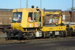 Schweres Nebenfahrzeug GAF 100 R  Netzinstandhaltung  auf dem Bahnhofgelände Euskirchen - 08.12.2014