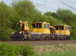 Zwei SKL auf der Fahrt in den Feierabend (?) am 23.4.2009. KBS 350 bei Heisede/Sarstedt Fahrtrichtung Hannover