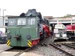 Das ASF 115 schiebt die 58 3047 zurck in den Schuppen, Glauchau 09.09.07