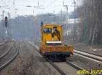 Leider nur ein Nachschu, KLV 53 der DBG (Deutsche Bahn Gleisbau). Holzwickede Bf. 20.02.2008.