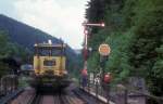 53 0793  Abbau der Formsignale im Bhf Calw  00.05.89