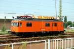 Dieser Oberleitungsrevisionstriebwagen stand am 31.05.08 im Bahnhof Cowig