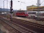 Ein Turmtriebwagen Br 701 ehmalige DB abgekauft wurde sie von der Frima Rck in Darmstadt,hier steht sie in Heidelberg HBF am 11.3.2005