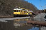 701 084-6  (+ 30.04.2008, von der DB verkauft) am 6. April 2010 mit einigen anderen Messtriebwagen abgestellt in Gerolstein.