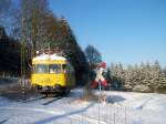 Turmtriebwagen (701 119-0) der Landeseisenbahn Lippe, am  19.