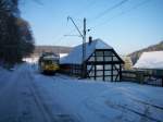 Turmtriebwagen (701 119-0) der Landeseisenbahn Lippe, am  19.