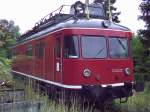 BR 701 076-2 abgestellt am Ende des Ladegleises im Bahnhof Oberhof, aufgenommen am 26.09.2006, 11:00 Uhr.