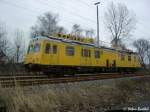 Der Turmtriebwagen 704 003-3 macht im Gterbahnhof Hamburg Hohe Schaar Pause.