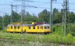 Ein DB Oberleitungsrevisionsfahrzeug bei der Durchfahrt in Wiesbaden Ost Gbf; 13.08.2007