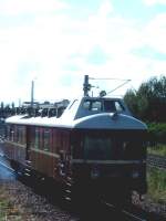 Oberleitungsrevisionstriebwagen(ORT)auf den Weg nach Niederwiesa zur Aufstellung fr die Lokparade