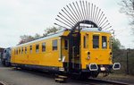 Tunnelmesswagen 712 001-7 im April 2010 im Eisenbahnmuseum Bochum-Dahlhausen