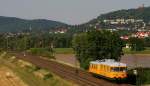 725 003 mit 726 003 am Abend des 15. Juli 08 in Grosachsen-Heddesheim.