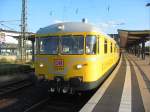 Messzugtriebwagen der Baureihe 726-002 am 10.8.2005 in Worms Hbf.