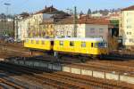 726 003-7 + 725 003-8 DB Gleismesszug in Pforzheim unterwegs in Richtung Mühlacker.