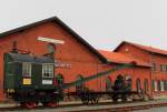 Demag Dampfkran 5363 im Deutschen Dampflokmuseum (DDM) in Neuenmarkt/ Wirsberg am 12.11.2015.