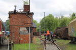 Draisinenfahrt am 04.05.2024 beim Frühlingsfest im Lokbahnhof Sonneberg (Thür).