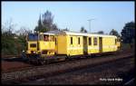 Am 6.10.1989 traf ich im Bahnhof Dorsten auf dieses DB Wartunsfahrzeug für Signal Laternen.