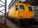 Motorturmwagen Plasser und Theurer MTW 10.272 in Regensburg am 12.12.2013.