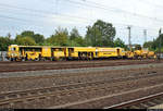 Gleisstopfmaschine Plasser & Theurer 08-275 Unimat 3S K 4S  Bremen  (99 80 9124 006-4 D-HFW) sowie Schotterplanier- und Profilierungsmaschine Deutsche Plasser SSP 110 SW (99 80 9425 008-6 D-HFW) der