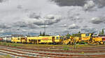 Bauzug der STRABAG mit 1202 164-4 in Euskirchen - 07.07.2024