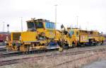 Gleisbauzug  Plasser & Theurer  SSP 110 SW, am Bhf Euskirchen, 20.03.2010