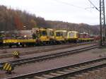 Ein Skl 26 zwischen zwei GAF 100 auf dem Rangierbahnhof Saarbrcken am 20.11.2006