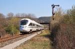 605 017 hatte am 08.04.20 eine Messfahrt von Halle nach Greiz.
Hier ist der Zug in Wünschendorf/Elster bei der Rückfahrt zu sehen.