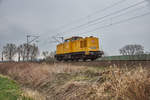 203 314-0 ist am 11.04.2018 bei Friedland in Richtung Eschwege unterwegs.