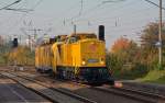 Am 28.10.11 zog 203 313 einen 711er durch Leipzig-Thekla Richtung Cottbus.