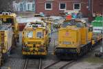 DB Netz 203 308 am 14.12.12 abgestellt in Duisburg-Entenfang bei der DBG/Bahnbaugruppe.