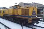 203 315-2 der DB Netz Instandsetzung im Bahnhof Bamberg am 21.02.2009