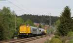 203 316-5 und 203 315-7 mit dem DbZ 94529 (Überlingen Therme-St.Georgen/Schw.)  bei St.Georgen 20.5.14