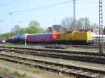 Am 19.04.2014 war die 203 306(202 752) mit dem Gefahrgut Ausbildungszug in Stendal.