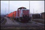 714001 am 24.1.1999 vor Tunnelrettungszug im HBF Hildesheim.