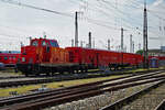 714 107, ex 212/214 271. mit Tunnelhilfszug am 14.09.2021 im Bw. Würzburg.