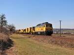 233 493 zu sehen am 07.03.21 in Dreitzsch bei der Fahrt nach Königsborn.