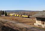 233 493 zu sehen am 07.03.21 in Pößneck oberer Bahnhof bei der Fahrt nach Königsborn.