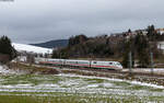 410 102-8 und 410 101-0 als LPFT 92246 (Offenburg - Stuttgart Hbf) bei St.Georgen 3.2.23