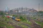 Hochgeschwindigkeitsschleifung 527 von Vossloh am BW Leipzig Hbf Süd 28.05.2015