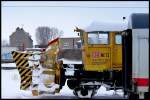 Schneeschleuder 40 80 947 5 155-4 wartet auf den nchsten Einsatz.