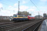 1042 520 der Centralbahn holte am 7.2.19 einen Steuerwagen aus Aachen ab um ihn in den Düsseldorfer Abstellbahnhof zu bringen.