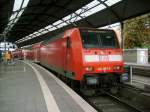 146 007-0 gerade Aus HAmm (Westf.) gekommen in Aachen, in krze fhrt dieser Zug als RE 10123 wieder nach Hamm (Westf.) zurck