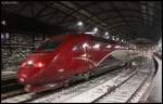 Der Thalys 4304 in Aachen auf seine Abfahrt nach Brssel wartend.
14.02.10 20:50