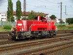 DB Cargo Voith Graita 10BB 261 054-1 am 22.09.16 in Aschaffenburg Hbf vom Bahnsteig aus fotografiert