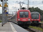 1116 148 zog am 24.8.2020 den IC 2090 nach Stuttgart Hbf in den Augsburger Hbf.