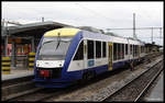 VT 648226 der Bayerische Regiobahn steht hier abfahrbereit am 21.3.2017 um 15.08 Uhr im HBF Augsburg.